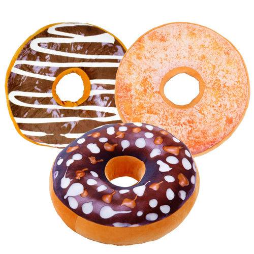3 Almofadas Criativas Decorativas Magma Rosquinha Donut a