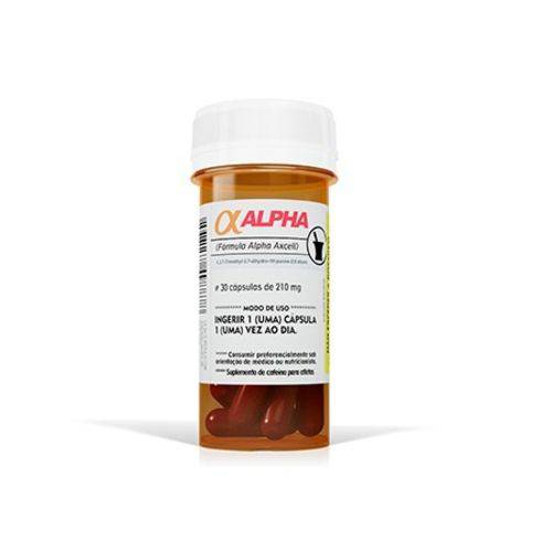 Alpha Axcell - 30 Cápsulas - Power Supplements Cafeína