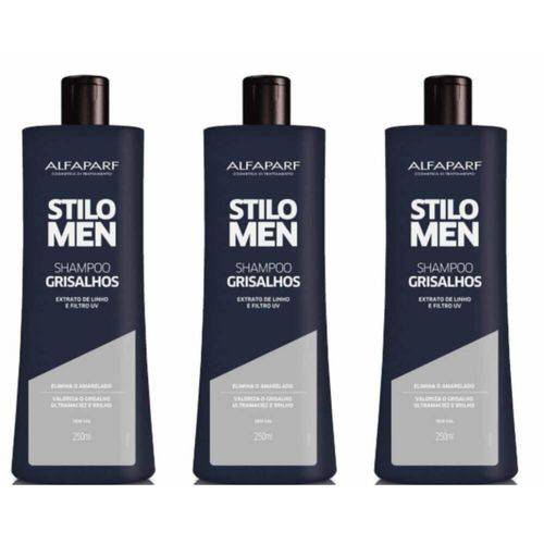 Alta Moda Men Grisalho Shampoo 250ml (kit C/03)