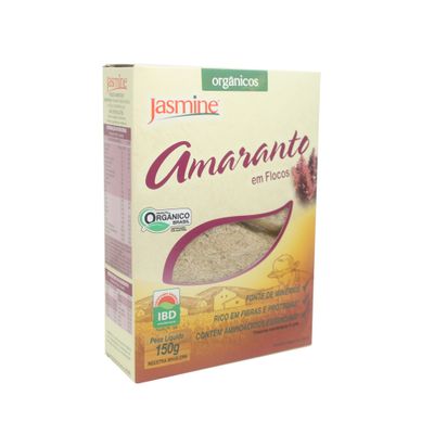 Amaranto Orgânico em Flocos 150g - Jasmine
