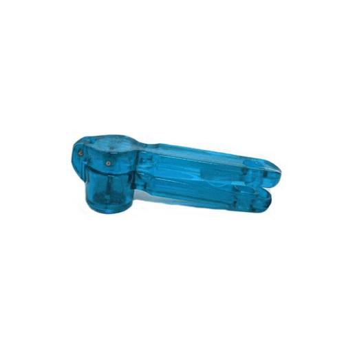 Amassador de Alho Plástico 15X5 Cm Azul Basic Kitchen