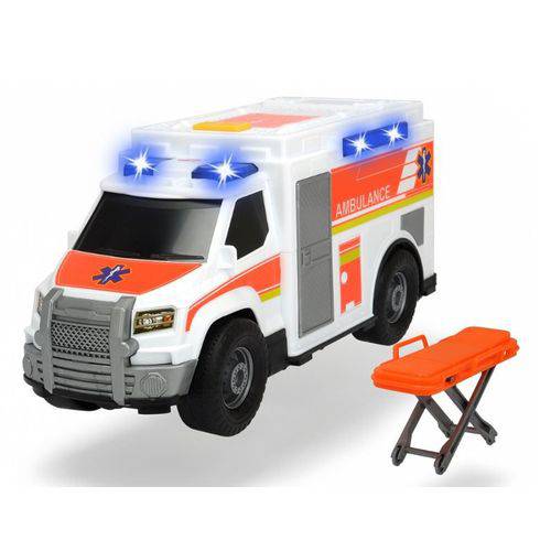 Ambulância de Resgate 30 Cm com Som e Luz - Dickie Toys