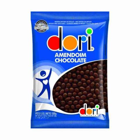 Amendoim Confeitado Chocolate 500g - Dori
