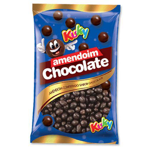 Amendoim Confeitado Chocolate 500g - Kuky