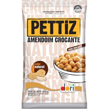 Amendoim Crocante Natural Pettiz Dori 1,010kg