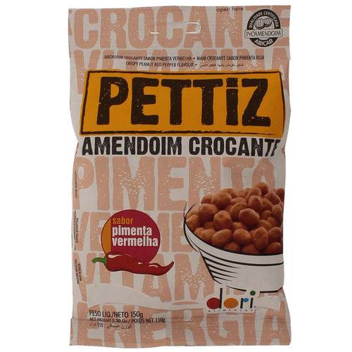 Amendoim Crocante Pettiz Pimenta Vermelha 150gr