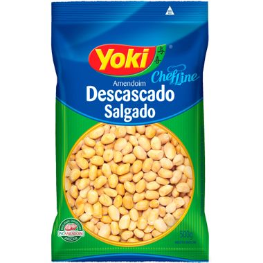 Amendoim Descascado e Salgado Yoki 500g