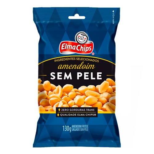 Amendoim Elma Chips Sem Pele 130g