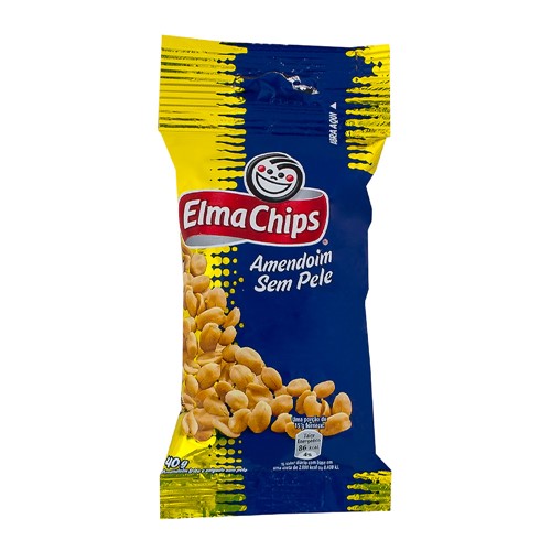 Amendoim Elma Chips Sem Pele com 40g