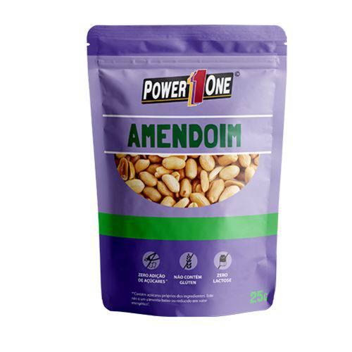 Amendoim Nuts Power One Sachê 25g Caixa 15 Unidades