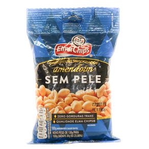 Amendoim Sem Pele Elma Chips 100g