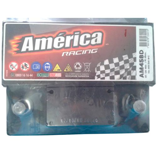 AMÉRICA RACING Bateria 45 Amp 45BD 15 Meses