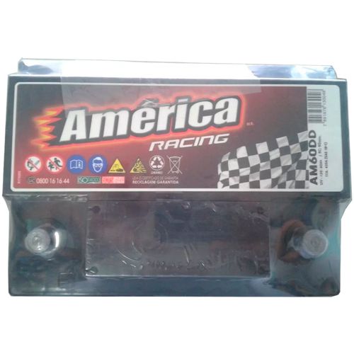 AMÉRICA RACING Bateria 60 Amp 60DD 15 Meses