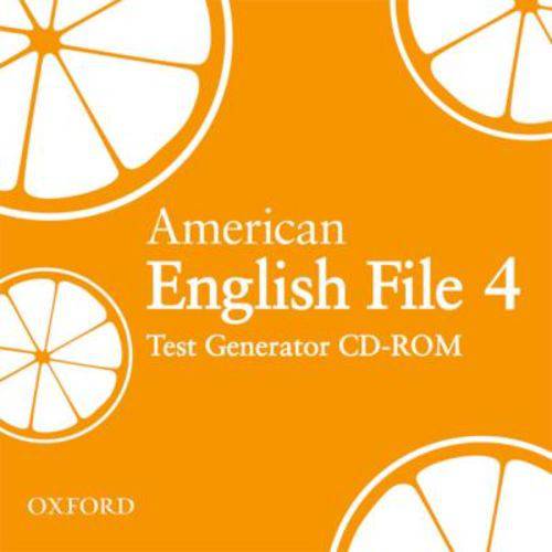 American English File 4 - Test Generator Cd-Rom - Oxford University Press - Elt