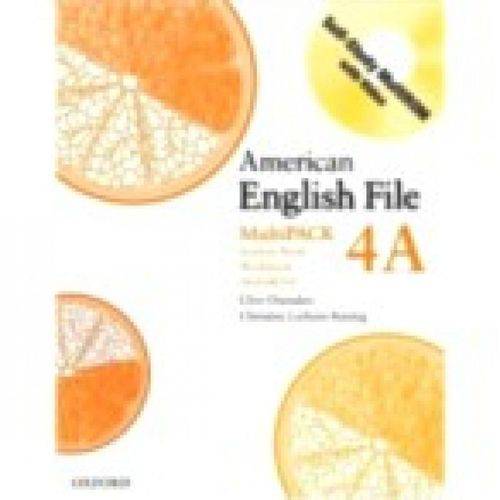 American English File 4a - Multipack (student Book And Workbook With Multi-rom) - Oxford University Press - Elt