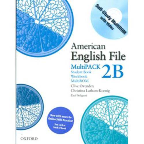American English File 2 Multipack B W Access Code Cards