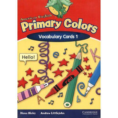 American English Primary Colors Vocabulary Cards 1