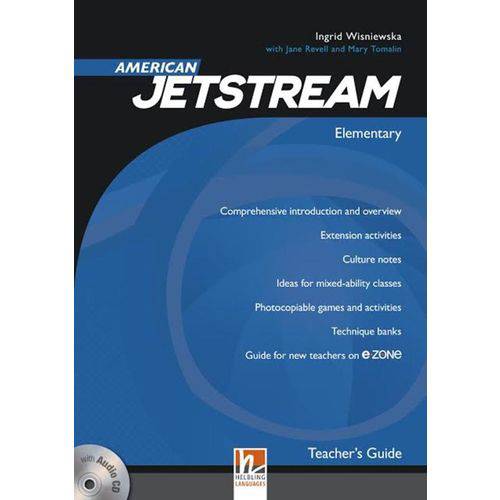 American Jetstream Elementary Wb + Audio Cd + E-zone