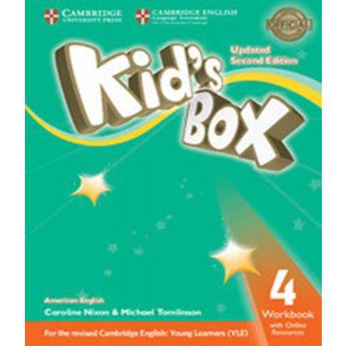 American Kid's Box 4 - Workbook With Online Resources Updated - 02 Ed
