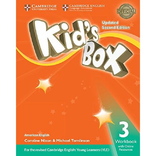 American Kids Box 3 Workbook With Online Resources Update - Cambridge