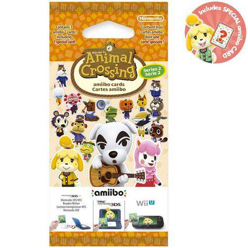Amiibo Cards Animal Crossing Series 2 - Pack C/ 6 - 3ds