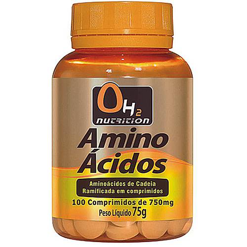 Amino Ácidos - 100 Comprimidos - OH2 Nutrition