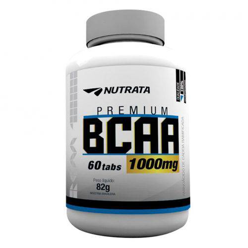Aminoácido BCAA 1000mg Nutrata Suplementos - 60 Tabletes