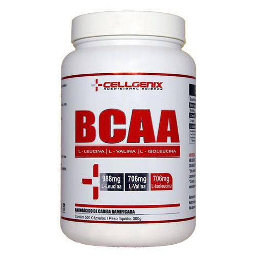 Aminoácido BCAA 500 Cápsulas Cellgenix