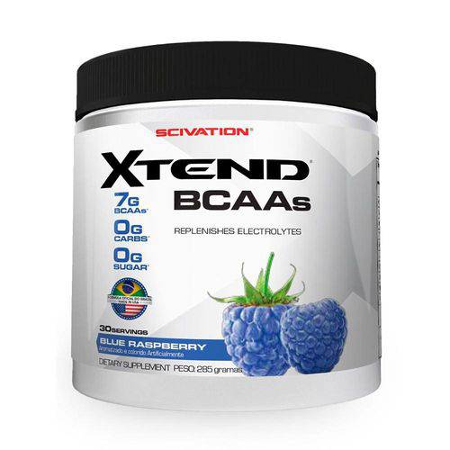 Aminoácido Bcaa Xtend 7g - Scivation - 295grs Blue Raspberry