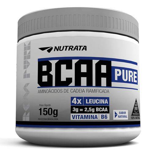 Aminoácido em Pó BCAA PURE - Nutrata Suplementos - 150g - Natural