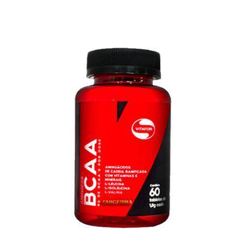 Aminofor Bcaa - 60 Tabletes Tangerina - Vitafor