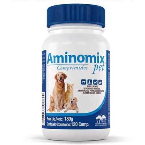 Aminomix Pet Comprimidos 120 Comprimidos - Vetnil