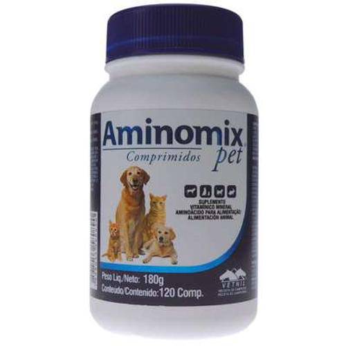 Aminomix Pet Comprimidos - 120 Comprimidos