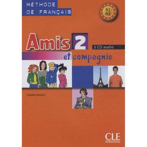 Amis Et Compagnie 2 - Cd Audio Pour La Classe (3) - Importado
