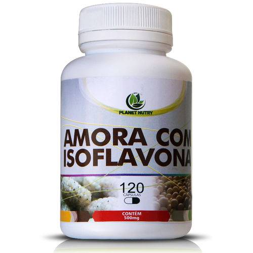 Amora com Isoflavona 500mg 120cps Planet Nutry