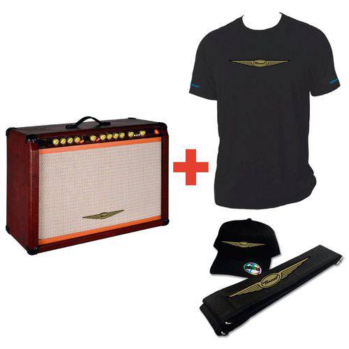 Amplificador Combo Guitarra Oneal OCG 1202 (Marrom) + Kit Oneal
