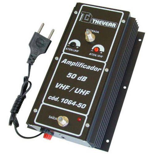 Amplificador de Potência Thevear V/U 50DB para Sistemas de Antena Coletiva