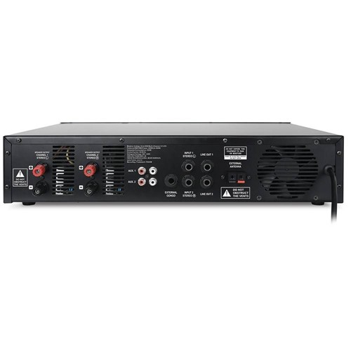 Amplificador Multi-Canal Usb-Fm 600w Rms Bi Slim-5000 Frahm