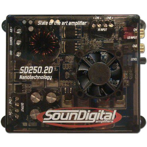 Amplificador Soundigital Sd250.2d 2x125w Rms 2ohms