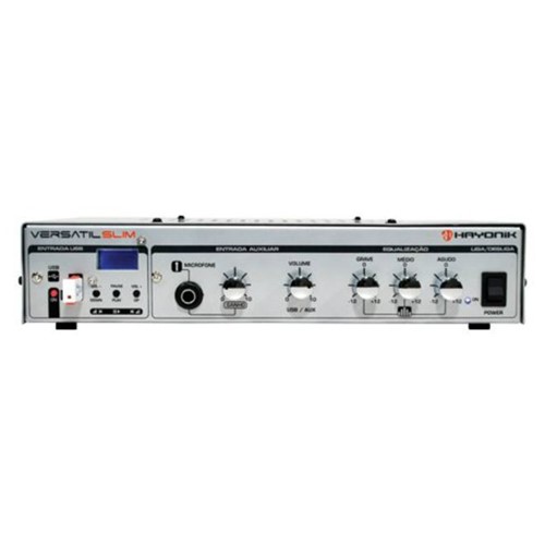 Amplificador Versátil Slim 70V, 50W, 44489 - HAYONIK