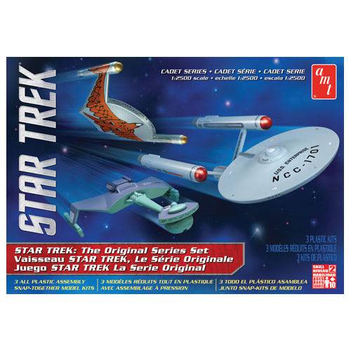 Amt 763 Star Trek Cadet Séries (3 Ship ) Snap 1:2500