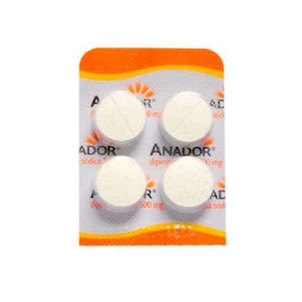 Anador 500mg 4 Comprimidos