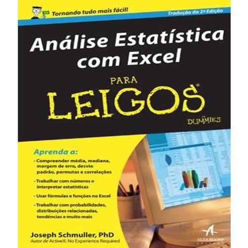 Analise Estatistica com Excel para Leigos