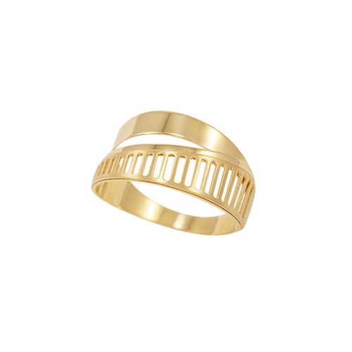 Anel Ouro Amarelo 18K - Grid 15
