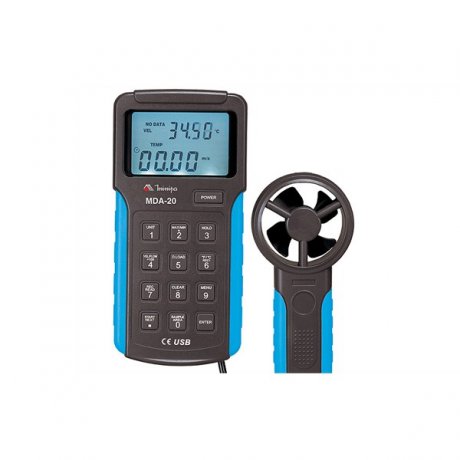 Anemômetro Digital - Datalogger/Interface USB - MDA-20 - Minipa