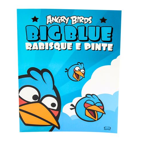 Angry Birds Big Blue - Rabisque e Pinte - Brochura - Flavia Lago