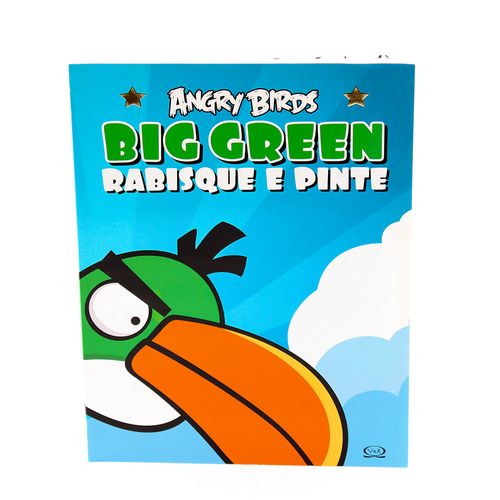 Angry Birds Big Green - Rabisque e Pinte - Brochura - Magda Lopes