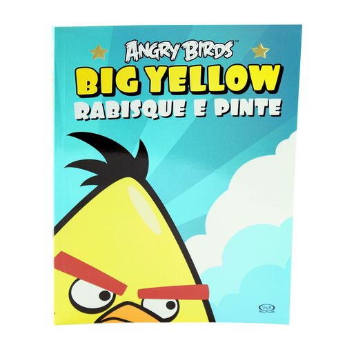 Angry Birds Big Yellow - Rabisque e Pinte - Brochura - Flavia Lago