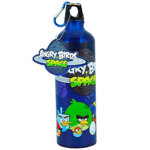 Angry Birds - Garrafa de Alumínio Space Azul - Dtc