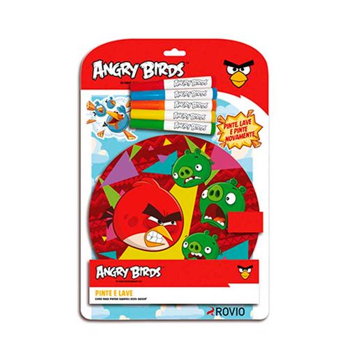 Angry Birds Pinte e Lave - Fun Divirta-se